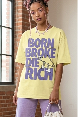 DIE RICH Oversized T-shirt