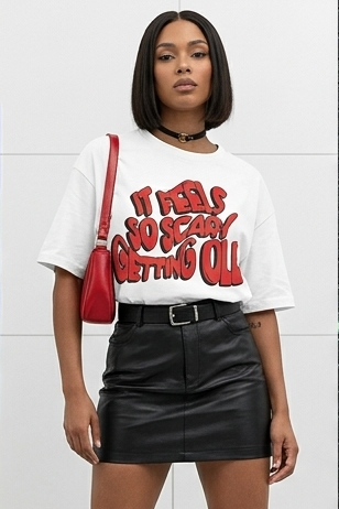 SCARY GETTING OLD Oversized T-shirt