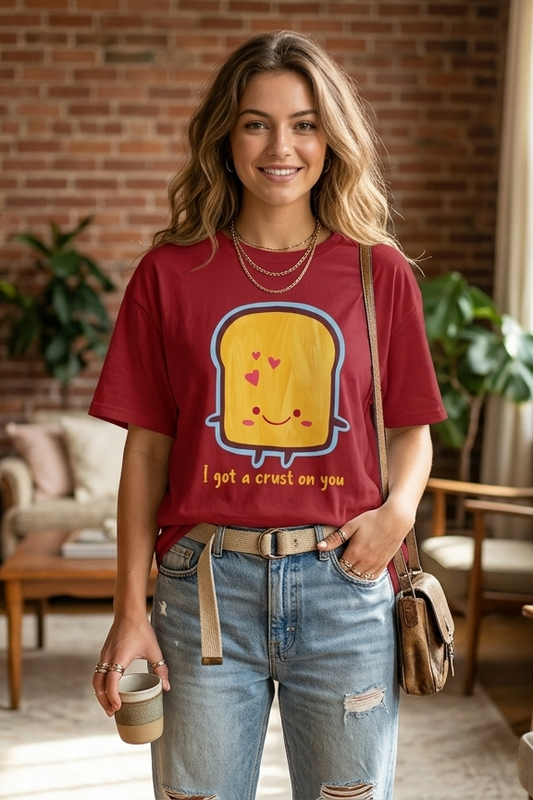 CRUST ON YOU Oversized T-shirt